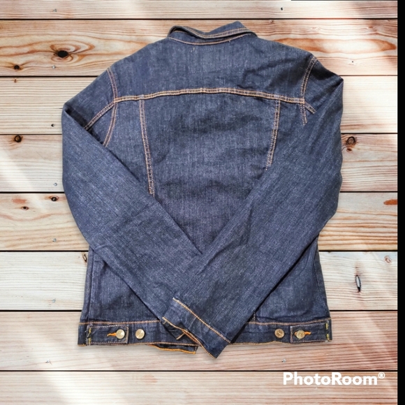 Zara Dark Blue Denim Jacket - Picture 5 of 7